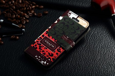 Coach Samsung Galxy S6 Covers Wallet Red